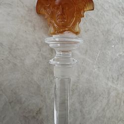 Vintage Rosenthal Versace Crystal Bottle Stopper - Rubinrot