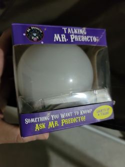 Mr Predicto light up talking fortune teller 