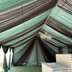 Canopy 20x40 Draping And Turf Chairs Tables 