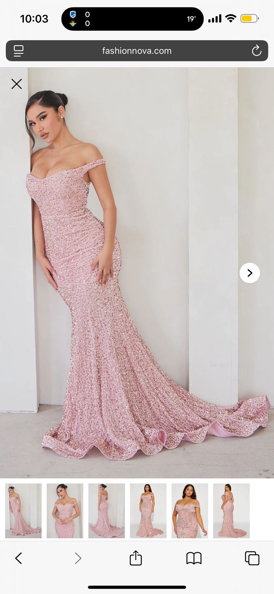 Fashion Nova Gown