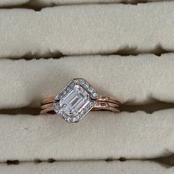 Swarovski Stack Princess Cut Ring
