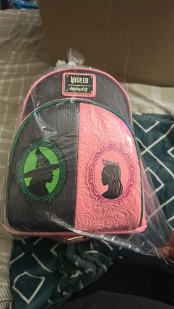 NWT Wicked Pink And Green LoungeFly Backpack