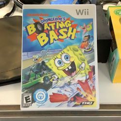 Wii DVD SPONGEBOB’ S BOATING DASH VIDEO GAME 