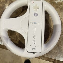 Wii Controller And Wheel