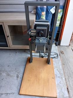 Darkroom Photo Enlarger with Baseboard