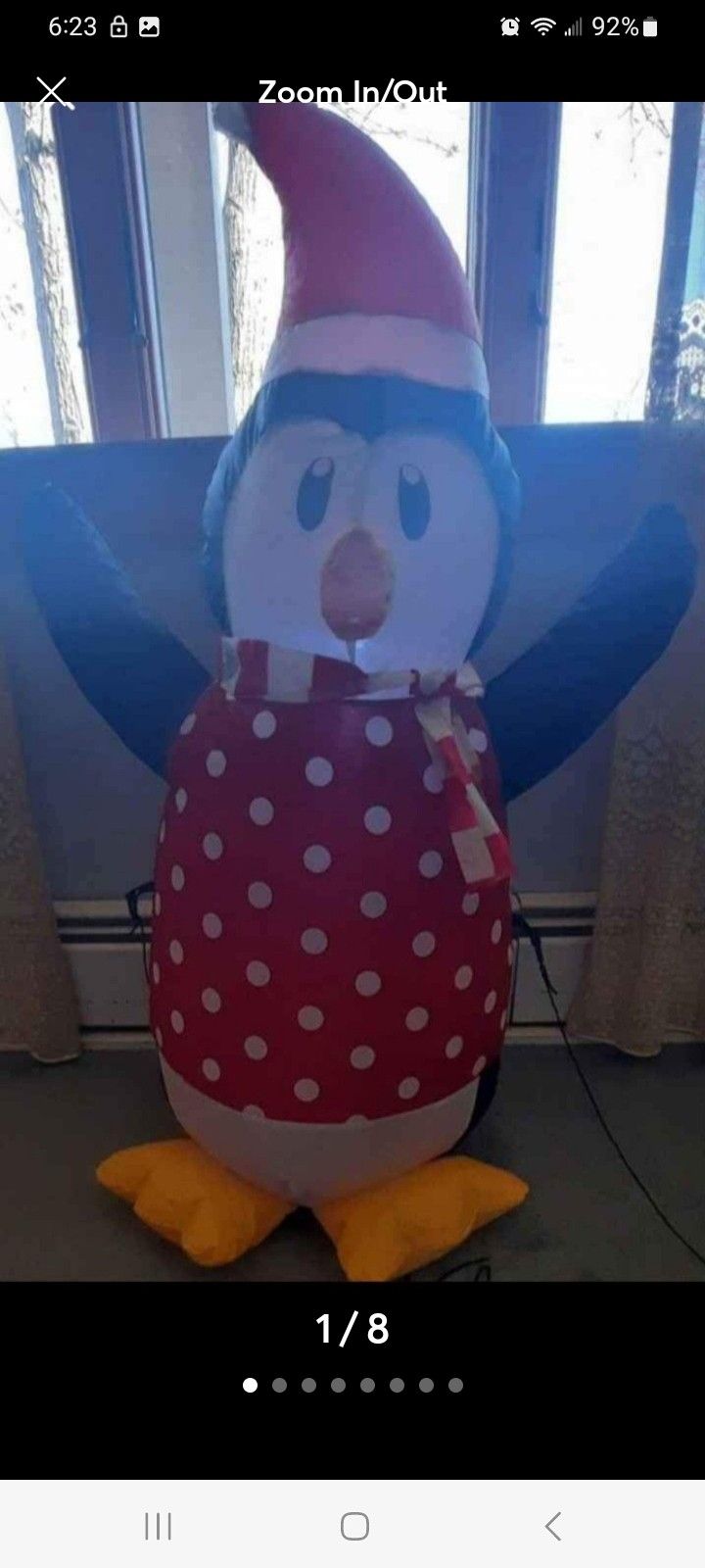 Gemmy Penguin Airblown lnflatable Christmas Yard Decor