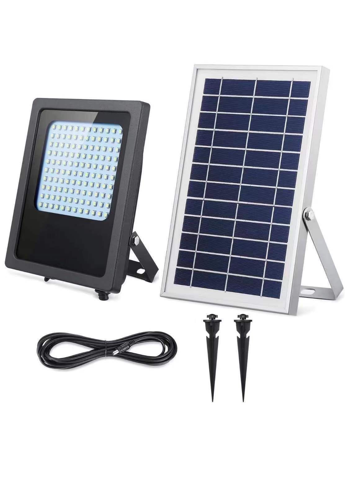 120LED Weatherproof Auto ON/Off Solar Powered Security Lights Outdoor/Indoor Solar Shed Lights for House Porch Pool Patio Sign Barn Garage Driveway