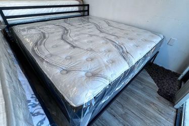 New 14” inch Queen Size Ultimate Hybrid Mattress ⭐️ Shop with $0 down ⭐️ Same Day Delivery 🚚 ⭐️