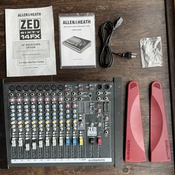 Allen & Heath ZED60-14FX Mixer — Rackmount Pre-Installed