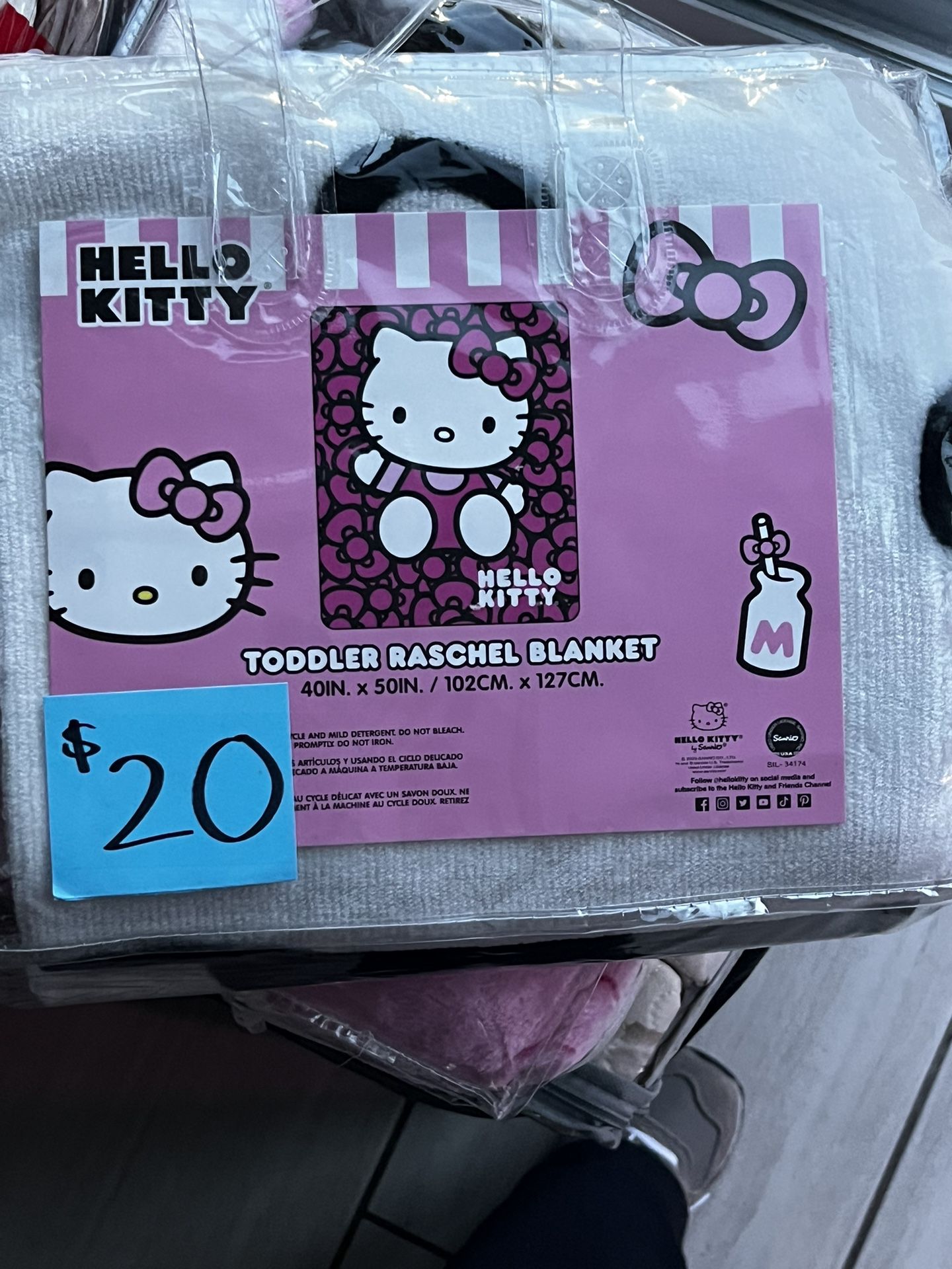 Toddler Hello Kitty Blankets 