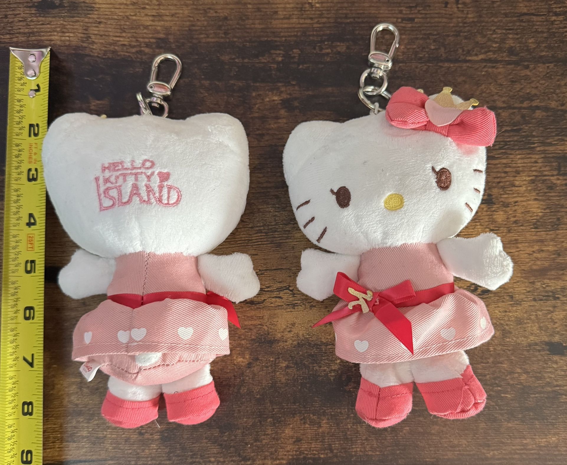Hello Kitty Plush with Clip Keychain $5 each or $8 for Both xox