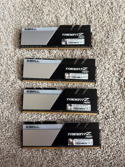4 Sticks of 8gb TridentZ Ram XMP 2.0