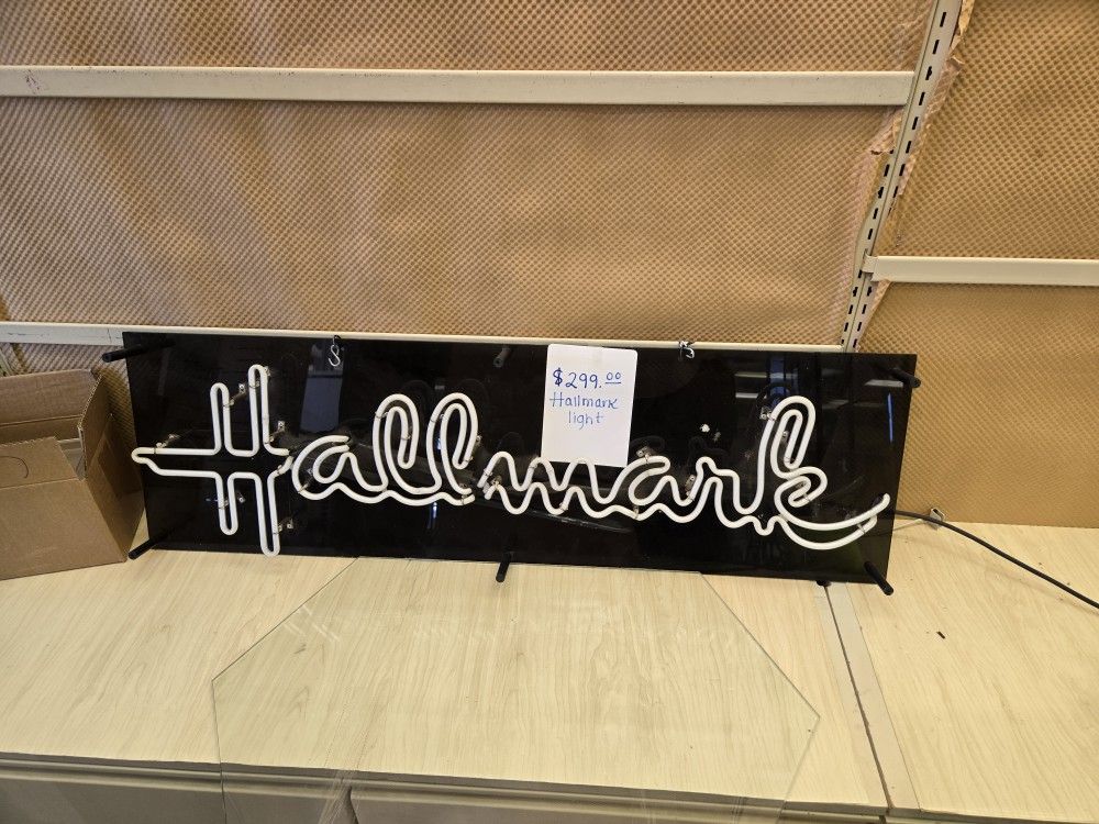 Hallmark Lighted Sign