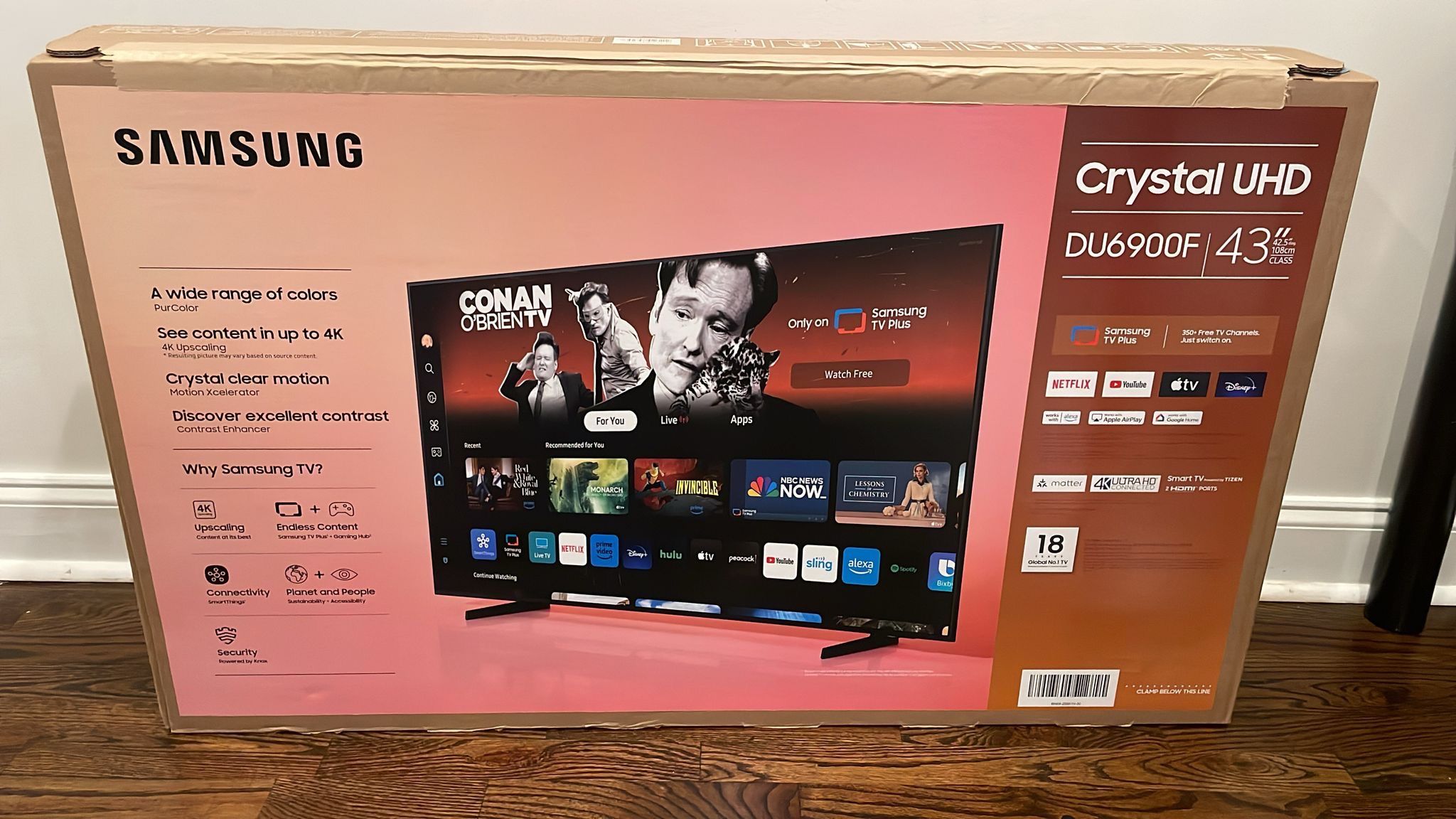Samsung 4k 43 Inch Smart Tv Class Crystal