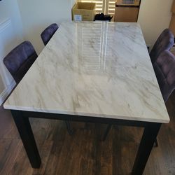 Marble Table Dining Set