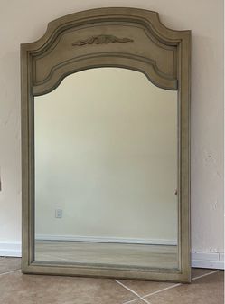 Vintage French provincial wall mirror