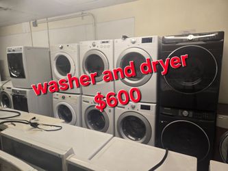 Washer And Dryer Front Loader