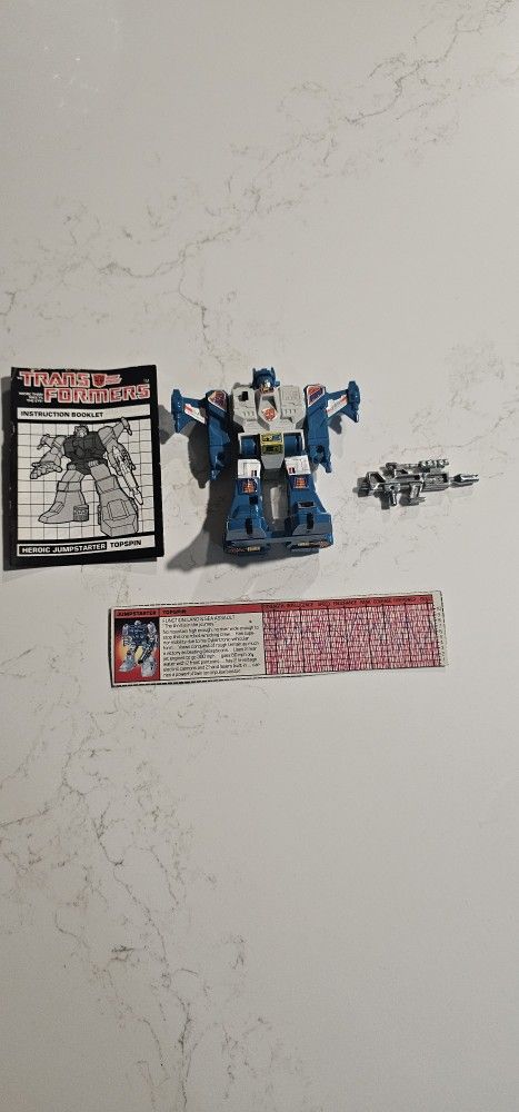 Transformer GENERATION 1 Top Spin Complete 