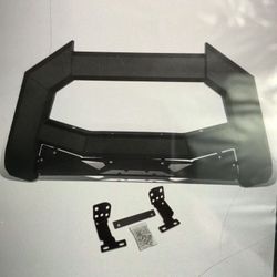 #88 Fit 03-05 Ram 1500/2500/3500 Carbon Steel Square Frame Bat Face Bull Bar Front Bumper Grille Guard Mounting Brackets 