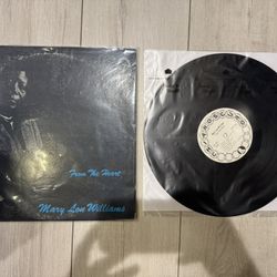 MARY LOU WILLIAMS -From The Heart - 1971-White Label- Jazz ***ultrasonically cleaned and sleeved**