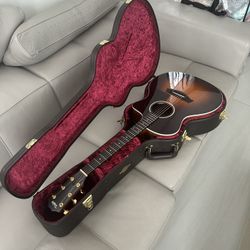 Taylor 214e DLX Grand Auditorium Acoustic-Electric Guitar Tobacco Sunburst