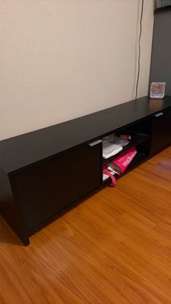 IKEA Besta Black TV Stand
