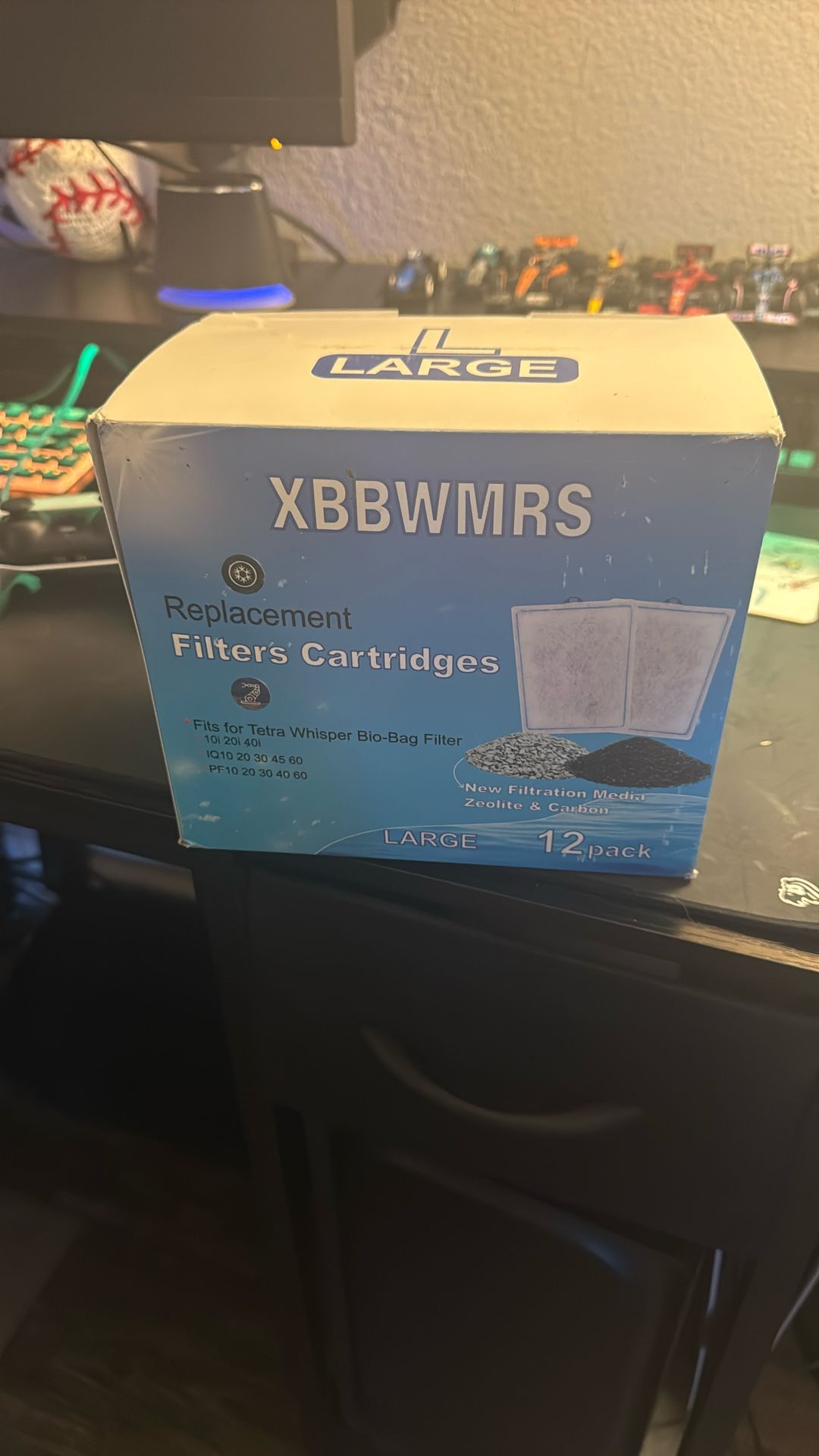 5 Large Fish Tank Aquarium Filter Cartridges And Filter Floss