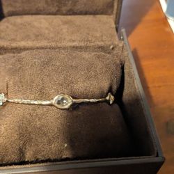 Ippolita Rose Gold 5 Quartz Stone Rock Candy Bangle