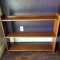 Mid Century Wood Bookcase


