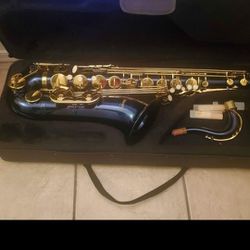 Mendini Tenor Blue Saxophone 