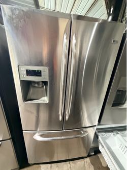 Ge refrigerator stainless steel 36 "width