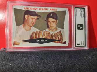 1960 Topps #429 American League Kings Nellie Fox Harvey Kuenn EJE 4