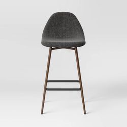 Copley Counter Height Barstool – Dark Gray (Mid-Century Modern)