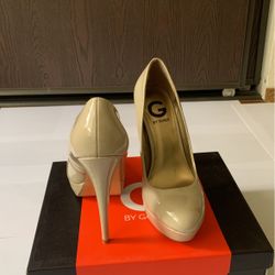 By Guess Beige Shoes , high Heels 