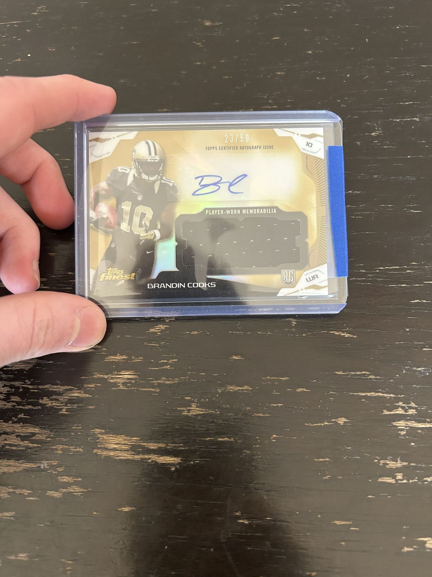 Brandin Cooks Rookie Patch Auto 23/50