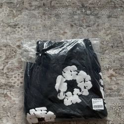 Denim Tear Shorts Black And White