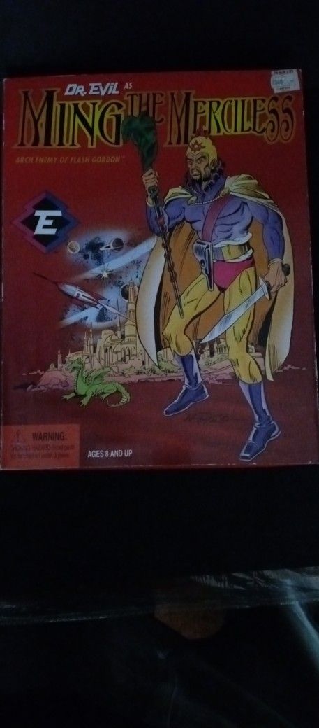 Flash Gordon Action Figure Doctor Evil As Ming The Merciless