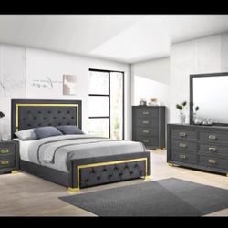 $520Bedroom Set 4pc Not Including Mattress And Box