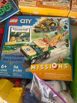 LEGO city animal rescue mission set