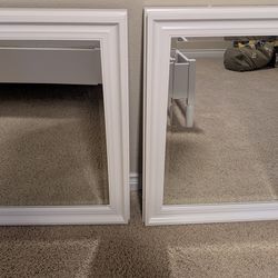 Two vanity mirrors