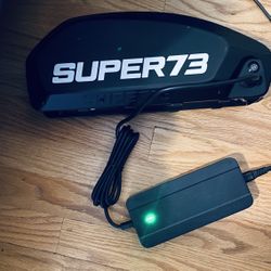 Super 73 S2 Gen 1 Battery and Charger.