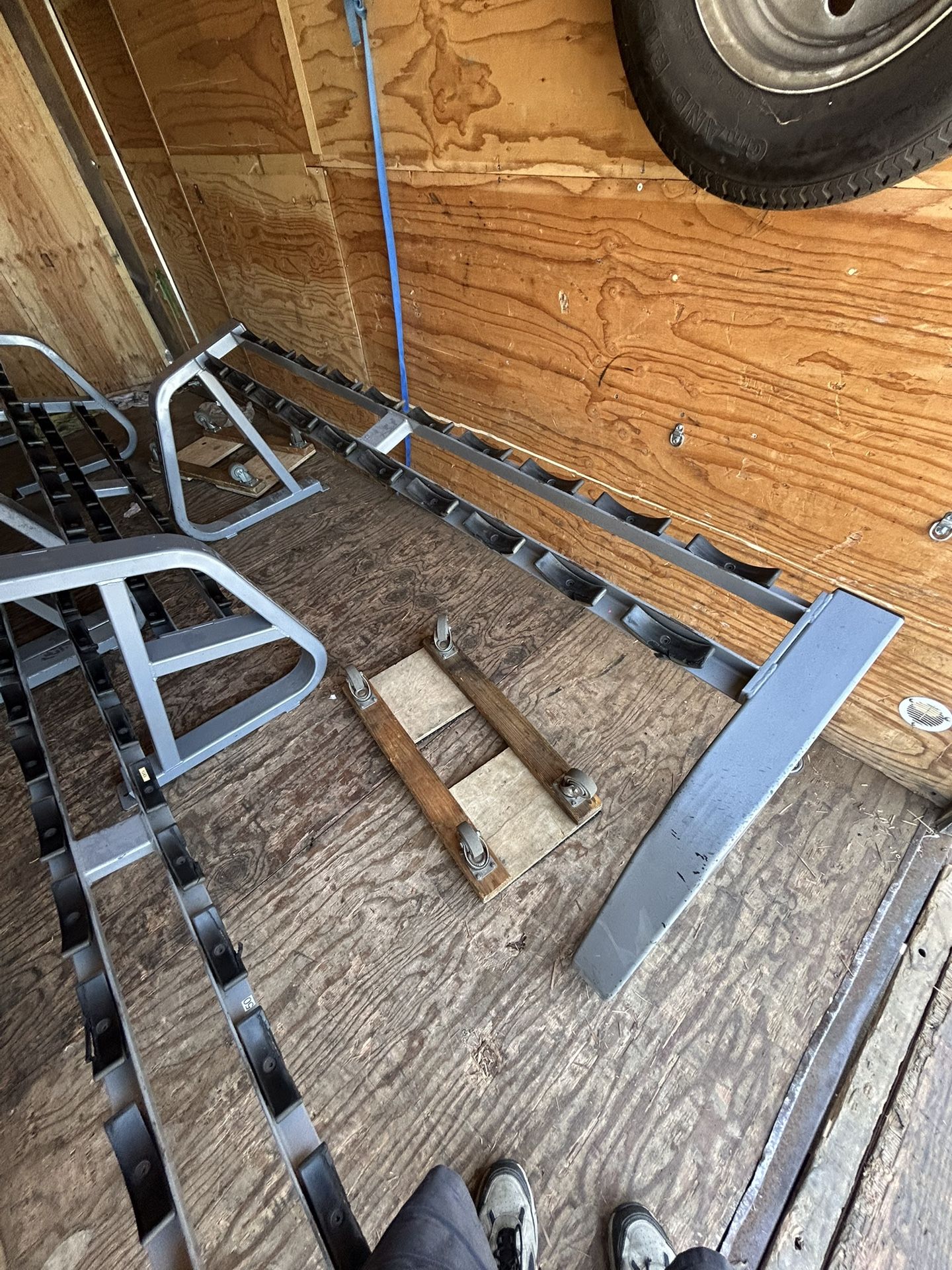 Precor 5 Pair Dumbbell Rack