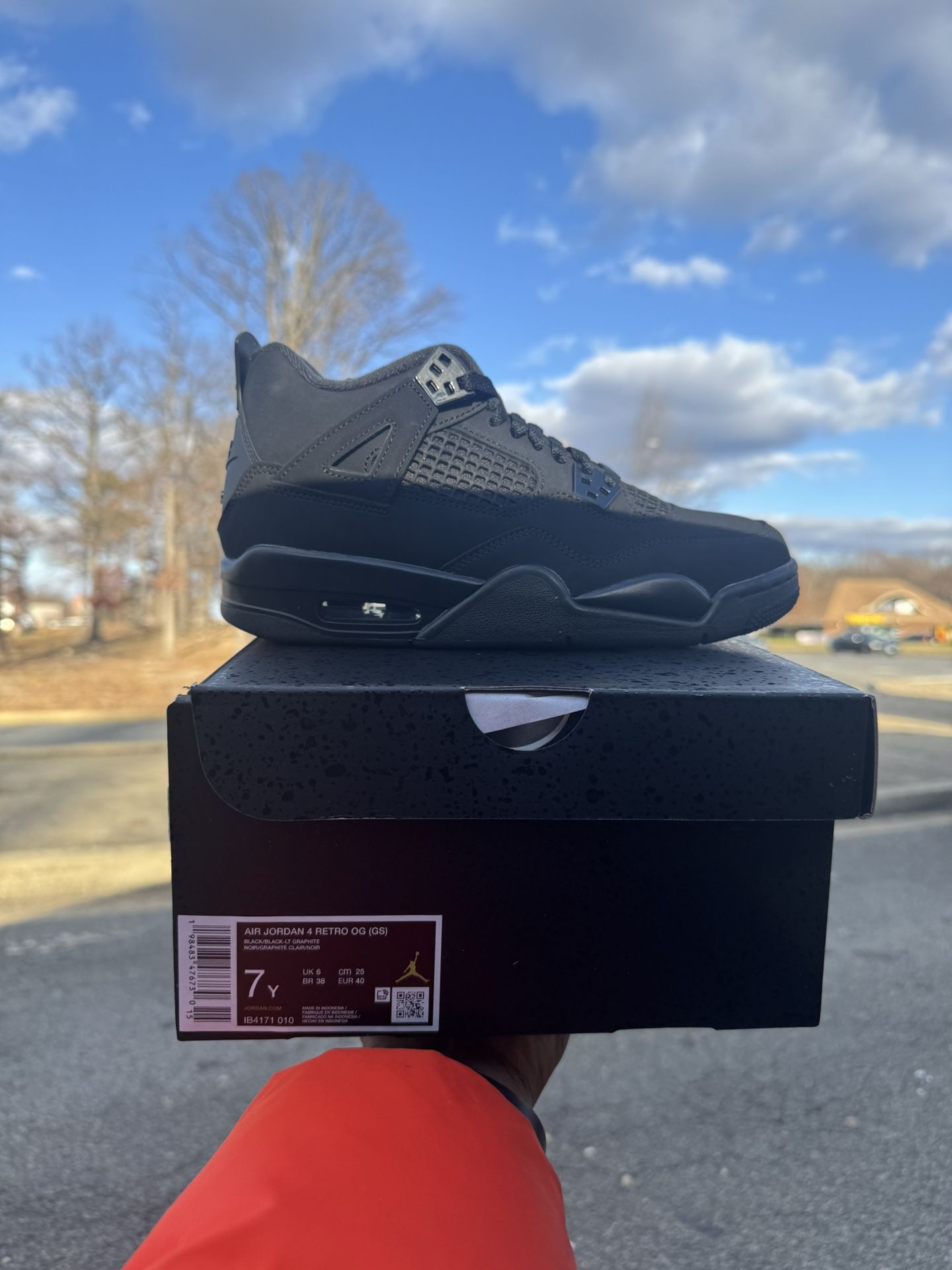 Brand New Air Jordan “Black Cat” IV GS