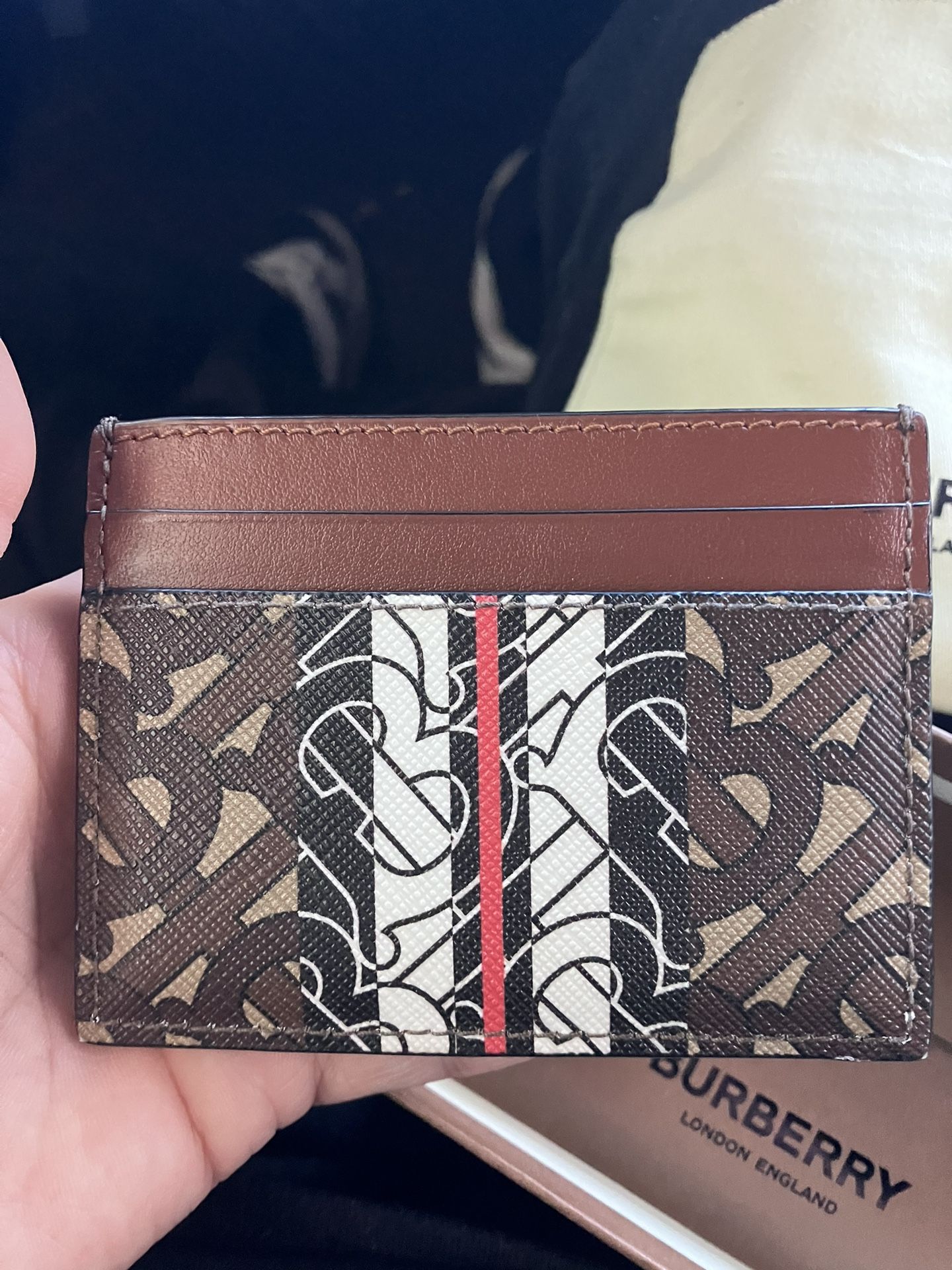 Burberry Wallet, Card Wallet, Mint Condition