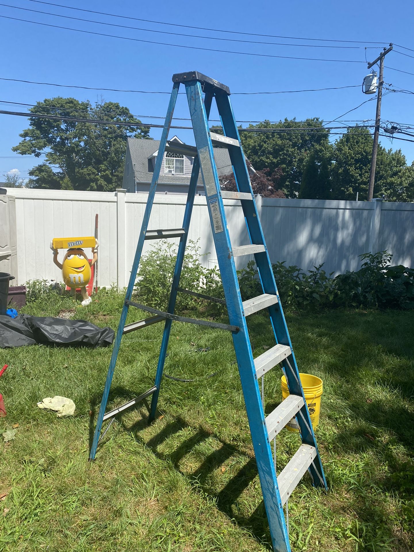 Fiberglass Step Ladder 8ft Keller , Free Local Delivery If Needed