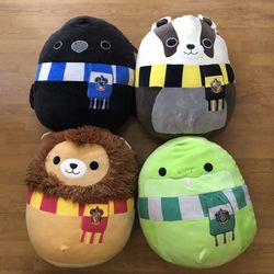 Harry Potter Slytherin Gryffindor Ravenclaw Hufflepuff Squishmallows 24”