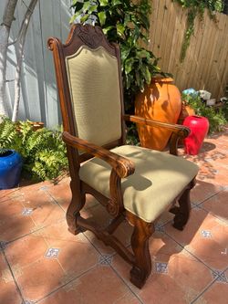 Two Wooden chairs as is for dining table