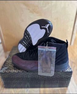 Air Jordan 12 A Ma Maniere Black Womens Size 12.5W 11M  DV6989-001 Brand New