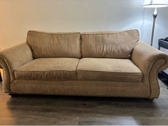 Golden /Tan Broyhill couch