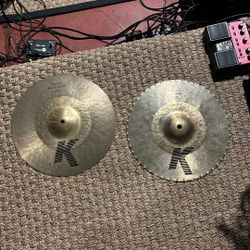 Zildjian K Custom Hybrid 14 Hi Hats Cymbals 